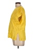 Kenar Yellow Short Sleeve Blouse Size 12 - photo 5