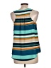 Mossimo 100% Polyester Teal Sleeveless Blouse Size L - photo 2
