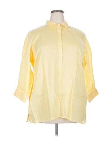 Coldwater Creek 3/4 Sleeve Button-Down Shirt (view 1)