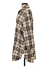 Adora 100% Polyester Plaid Tan Long Sleeve Blouse Size S - photo 5