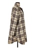 Adora 100% Polyester Plaid Tan Long Sleeve Blouse Size S - photo 4