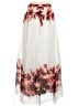 Milly 100% Silk Print Ivory Silk Skirt Size 12 - photo 2