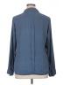 The Limited 100% Polyester Polka Dots Blue Long Sleeve Blouse Size XL - photo 2