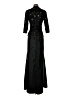 Alyce 100% Polyester Black Cocktail Dress Size 4 - photo 2