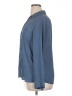 The Limited 100% Polyester Polka Dots Blue Long Sleeve Blouse Size XL - photo 5
