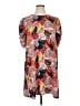 Halogen Print Gray Red Casual Dress Size XL - photo 1