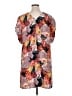 Halogen Print Gray Red Casual Dress Size XL - photo 2