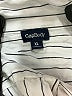 Gap Body Stripes White 3/4 Sleeve Button-Down Shirt Size XL - photo 7