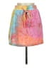 Zaful 100% Polyester Tie-dye Orange Pink Casual Skirt Size 8 - photo 1