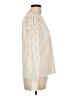 Ann Taylor LOFT Ivory Long Sleeve Top Size L - photo 4