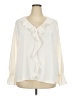 Cato 100% Polyester Ivory 3/4 Sleeve Blouse Size 18/20 - photo 1