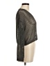 Shein Metallic Gray Pullover Sweater Size 6 - photo 4
