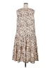 Caslon Animal Print Tan Cocktail Dress Size 2X - photo 2