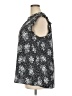 Unbranded Silver Black Sleeveless Blouse Size 2X - photo 5