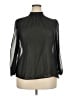 Who What Wear 100% Polyester Black Long Sleeve Blouse Size XXL - photo 1