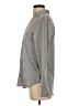 H&M Metallic Gray Long Sleeve Blouse Size XS - photo 5
