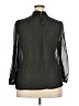 Who What Wear 100% Polyester Black Long Sleeve Blouse Size XXL - photo 2