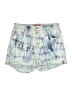 Dickies Tie-dye Blue Denim Shorts Size 3 - photo 1