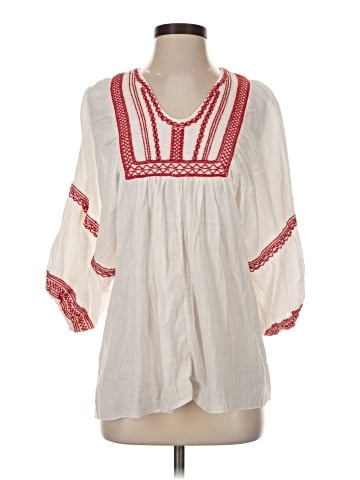 Max Studio 3/4 Sleeve Blouse (view 1)