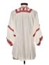 Max Studio 100% Cotton Ivory 3/4 Sleeve Blouse Size S - photo 2