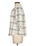 Maven West Plaid Ivory 3/4 Sleeve Button-Down Shirt Size S - photo 5