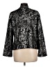 Chico's Animal Print Black Jacket Size Lg (2) - photo 2