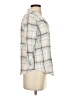 Maven West Plaid Ivory 3/4 Sleeve Button-Down Shirt Size S - photo 4
