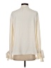 Ann Taylor 100% Polyester Ivory Long Sleeve Blouse Size S - photo 2