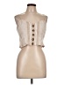 Express Outlet Tan Sleeveless Blouse Size L - photo 1