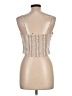 Express Outlet Tan Sleeveless Blouse Size L - photo 2