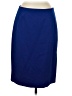 Le Suit Solid Blue Formal Skirt Size 6 - photo 1