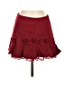 Shein 100% Polyester Solid Burgundy Formal Skirt Size 4 - photo 1