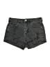 PacSun 100% Cotton Hearts Black Gray Denim Shorts Size 26 waist - photo 1