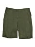 Talbots Solid Green Khaki Shorts Size 16 - photo 1