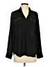 Express 100% Polyester Black Long Sleeve Blouse Size S - photo 1