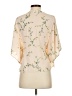 Express 100% Polyester Tan 3/4 Sleeve Blouse Size XS - photo 2