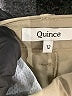 Quince Solid Tan Gray Khakis Size 12 - photo 3
