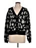 Scoop Animal Print Black Cardigan Size L - photo 1