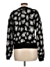 Scoop Animal Print Black Cardigan Size L - photo 2