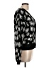 Scoop Animal Print Black Cardigan Size L - photo 4