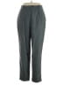 Talbots 100% Polyester Chevron-herringbone Green Casual Pants Size 16 - photo 1
