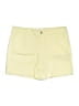 Ann Taylor LOFT Solid Yellow Shorts Size 12 - photo 1