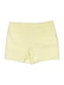 Ann Taylor LOFT Solid Yellow Shorts Size 12 - photo 2