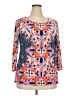 JM Collection Orange 3/4 Sleeve Top Size XXL - photo 1