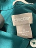 Chico's Solid Teal Long Sleeve Button-Down Shirt Size Sm (0) - photo 7