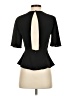 Topshop Black Short Sleeve Top Size 2 - photo 2