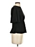 Topshop Black Short Sleeve Top Size 2 - photo 4