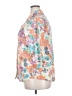 Alia Floral Orange 3/4 Sleeve Button-Down Shirt Size XXL - photo 5