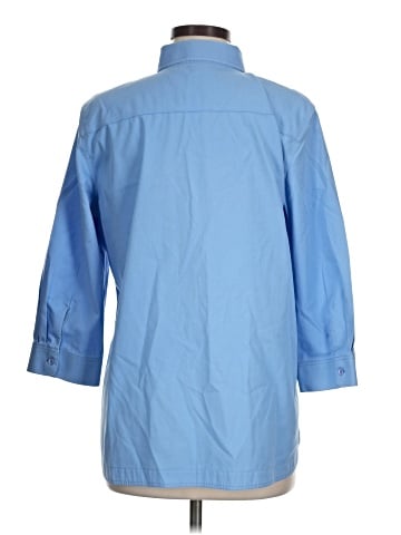 Coldwater Creek 3/4 Sleeve Button-Down Shirt (view 2)