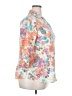 Alia Floral Orange 3/4 Sleeve Button-Down Shirt Size XXL - photo 4